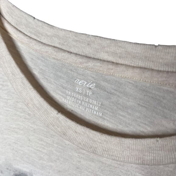 aerie get on my level giraffe oversized cropped graphic tee Size XS - Picture 3 of 3